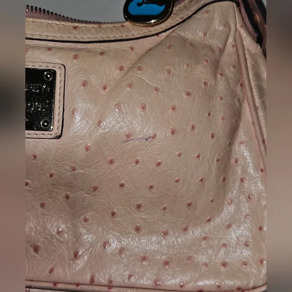 Dooney & Bourke Ostrich Bag (Pink) - Picture 4 of 16